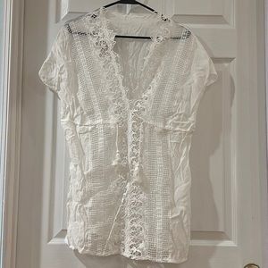 Tunics white for beach